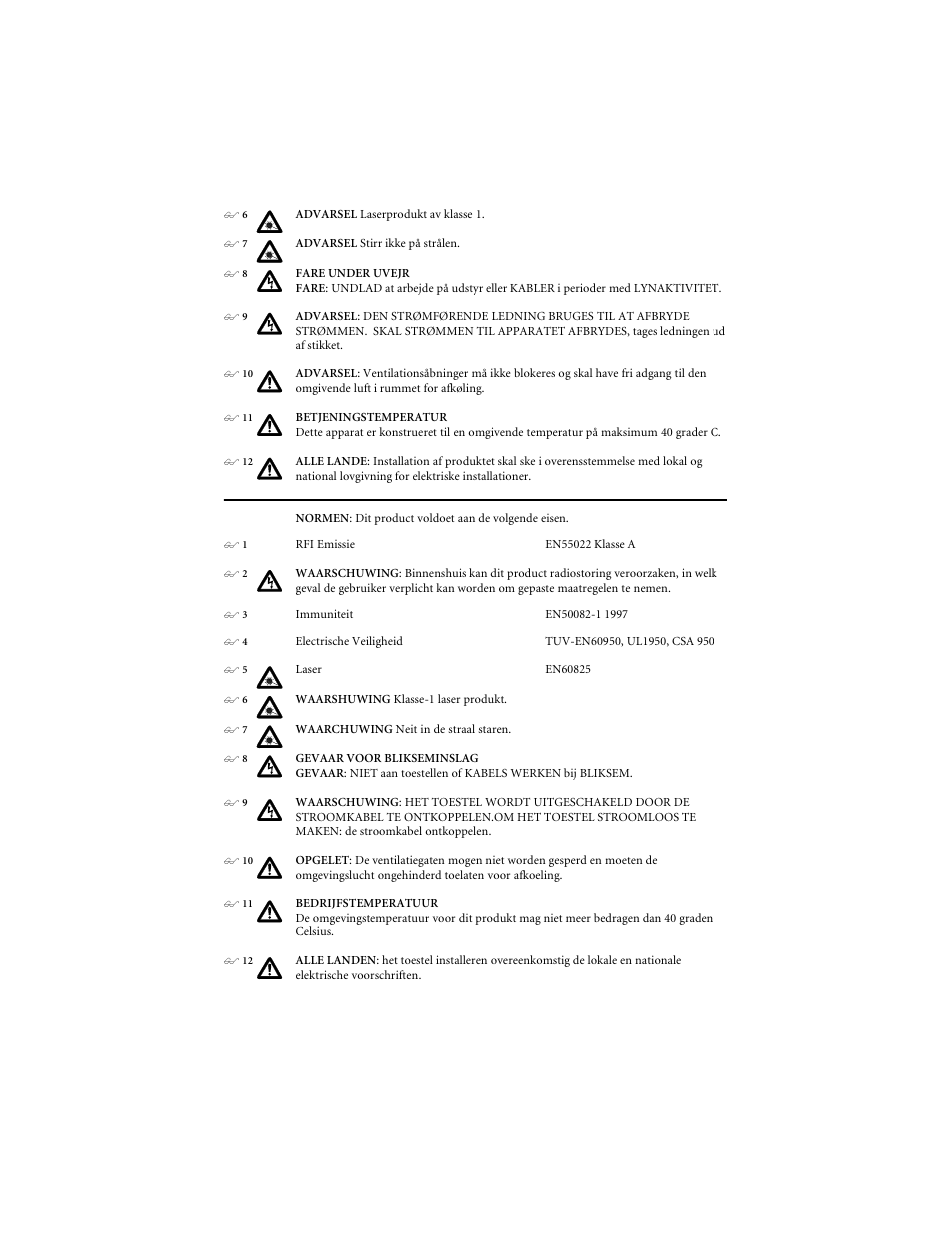 Allied Telesis AT-A19 User Manual | Page 20 / 32
