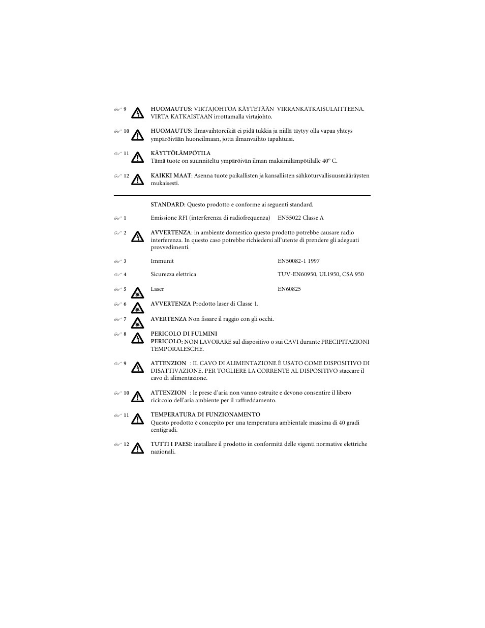 Allied Telesis AT-A19 User Manual | Page 22 / 32