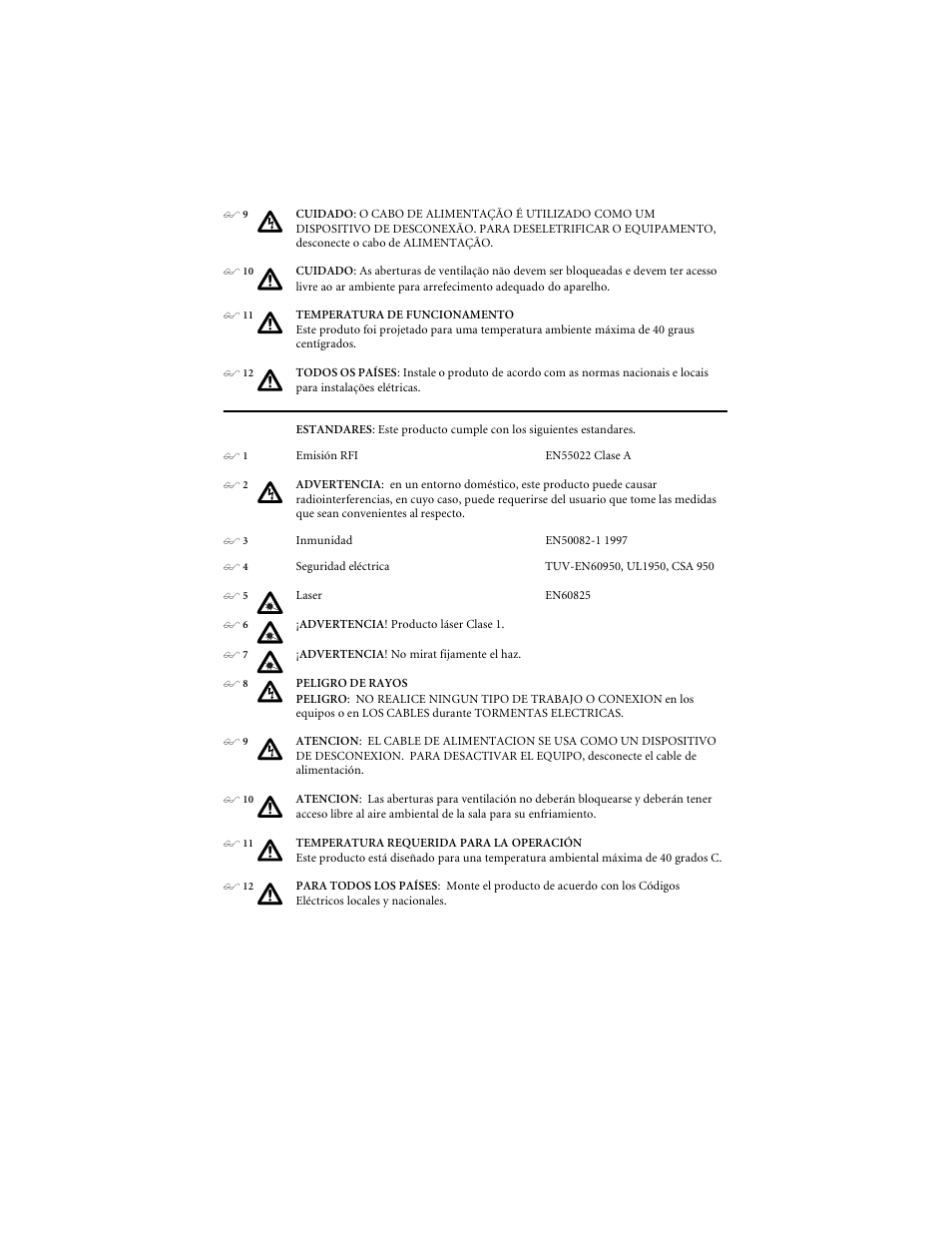 Allied Telesis AT-A19 User Manual | Page 24 / 32