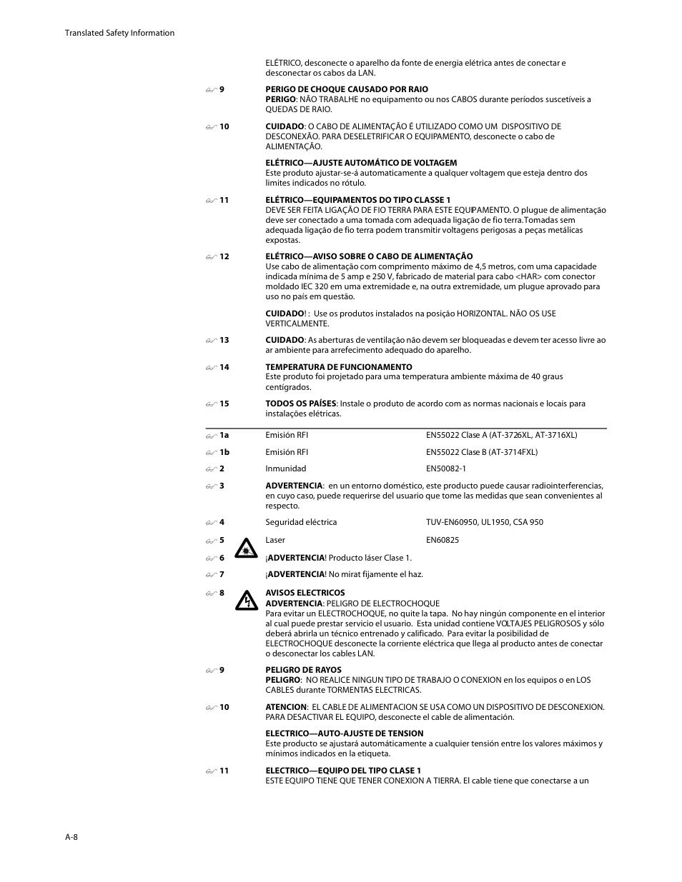 Allied Telesis AT-3714FXL User Manual | Page 50 / 56