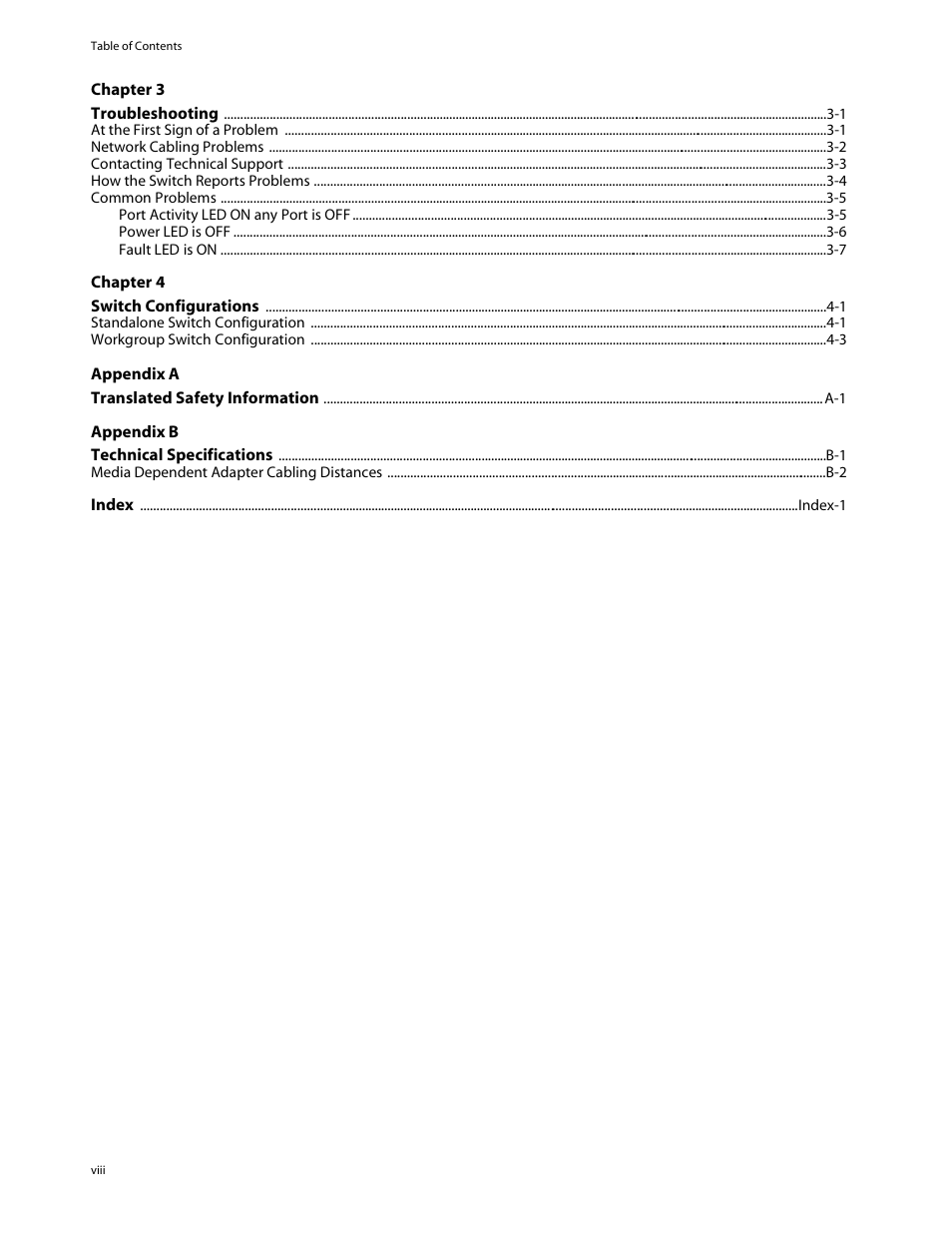 Allied Telesis AT-3714FXL User Manual | Page 8 / 56