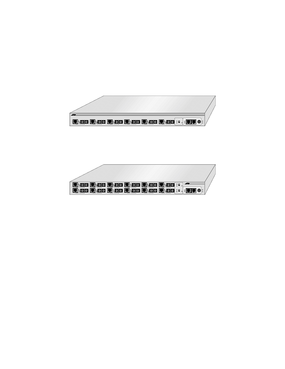 Features and components, At-mcf6xx and at-mcf12xx installation guide 3 | Allied Telesis AT-MCF12VF, SM User Manual | Page 13 / 50