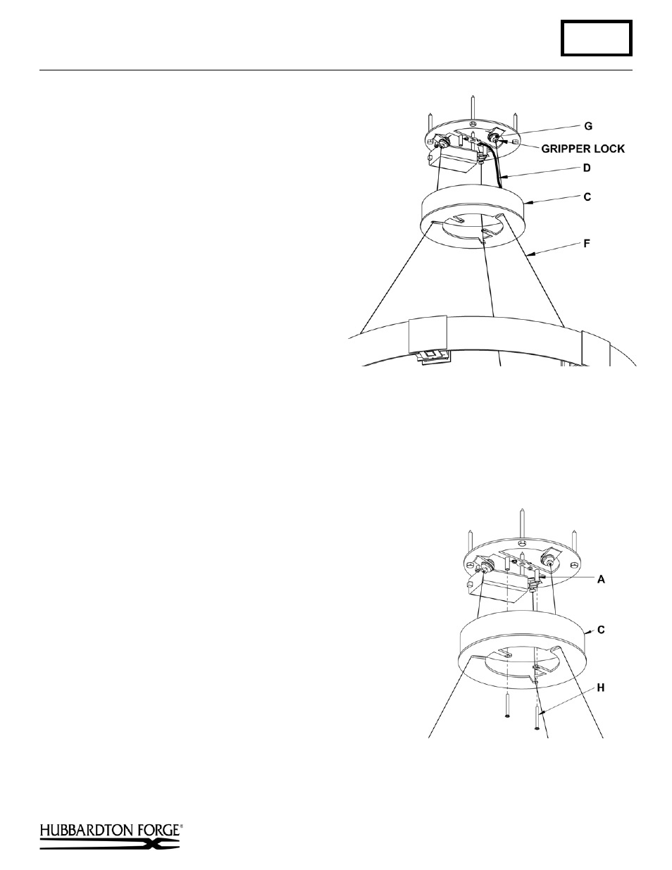 A315, Assembly & installation instructions | Hubbardton Forge 138587 User Manual | Page 2 / 3