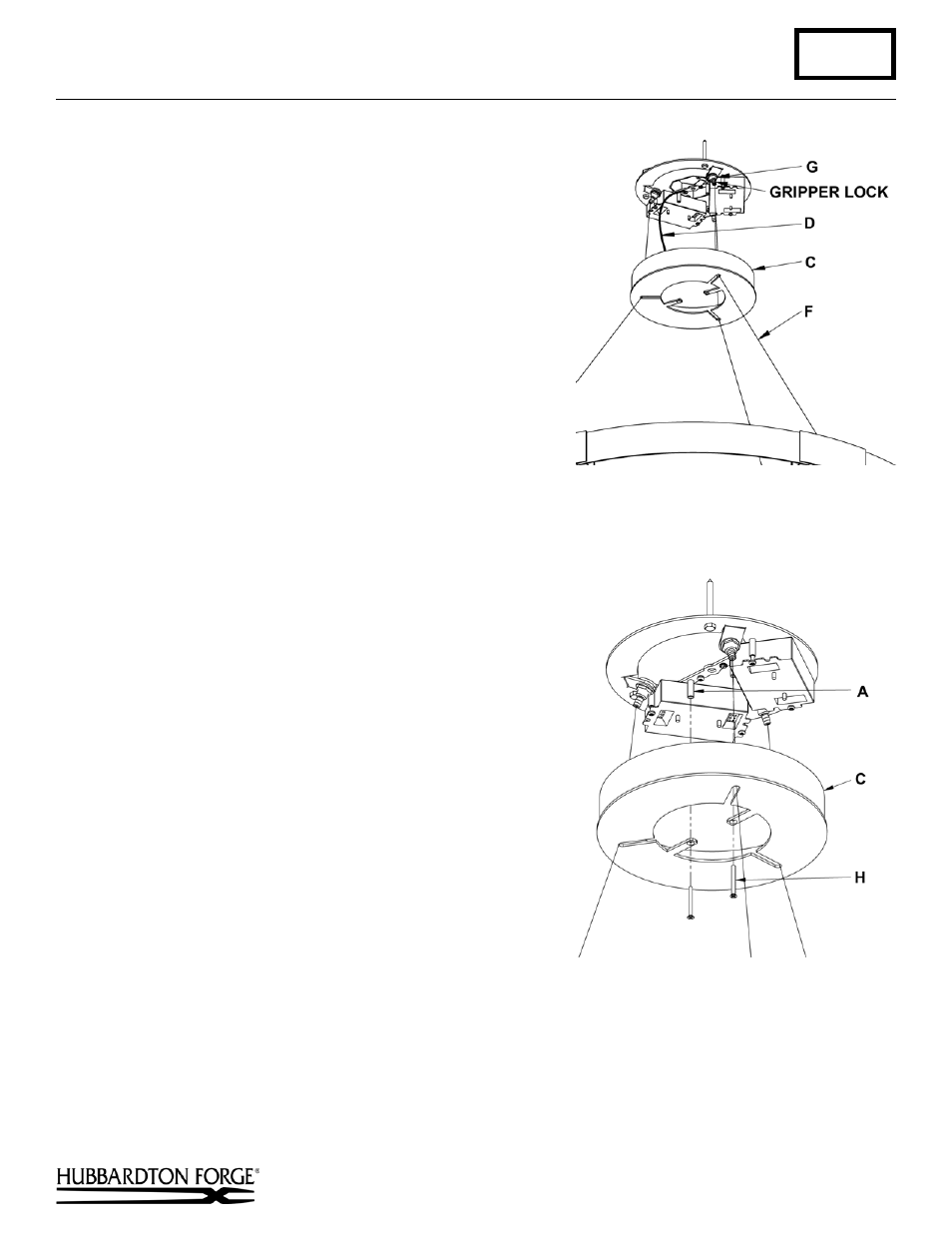 A317, Assembly & installation instructions | Hubbardton Forge 138589 User Manual | Page 2 / 3