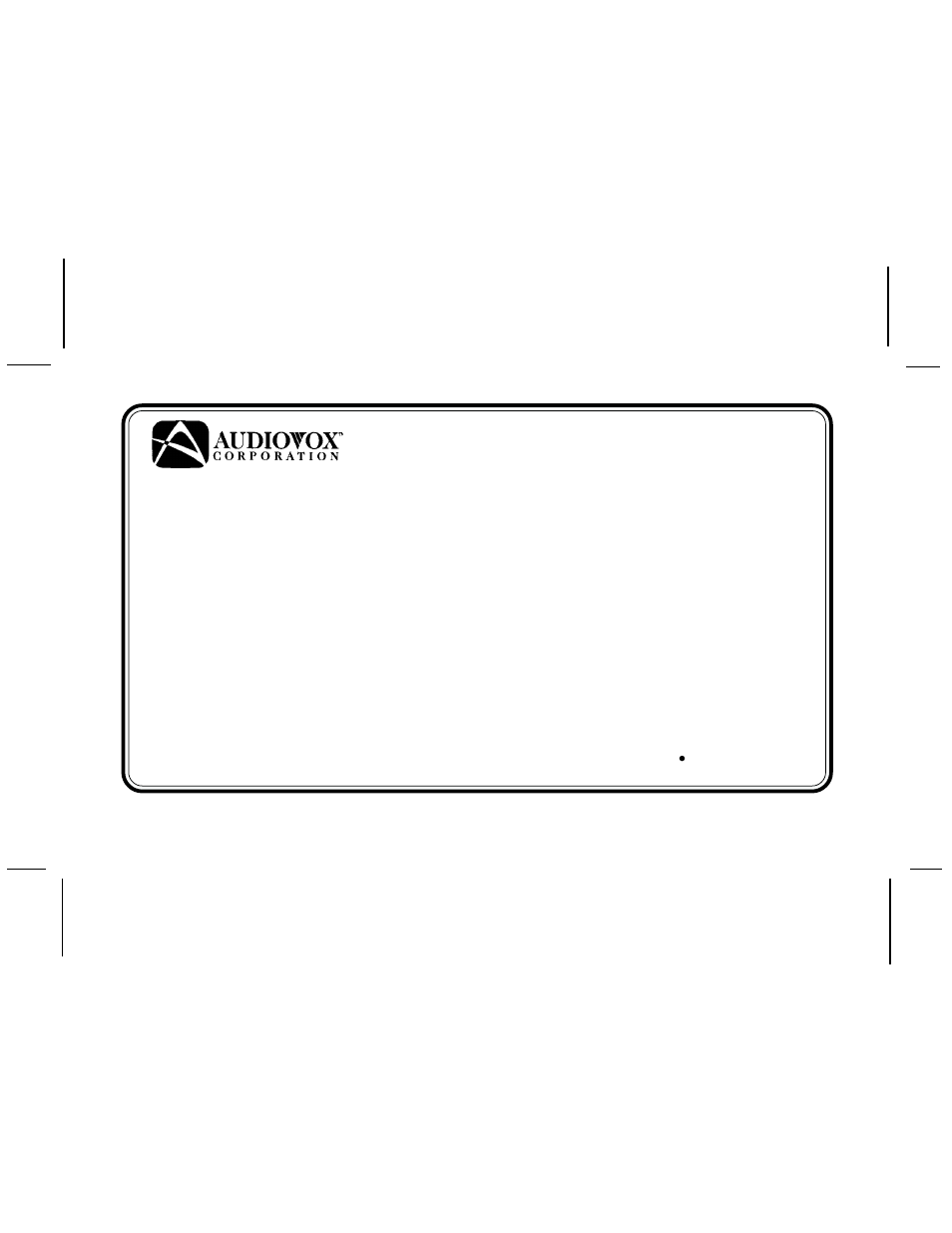 12 month limited warranty, 2003 audiovox electronics corporation | Audiovox SIR- CK2 User Manual | Page 14 / 14
