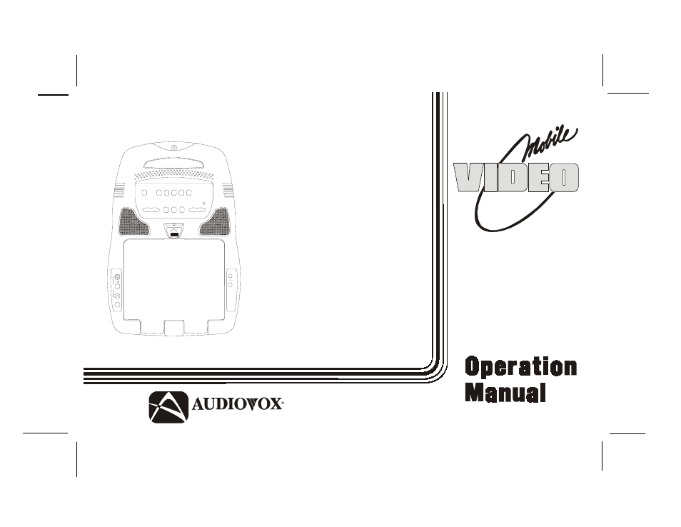 Audiovox VOD806 User Manual | 28 pages