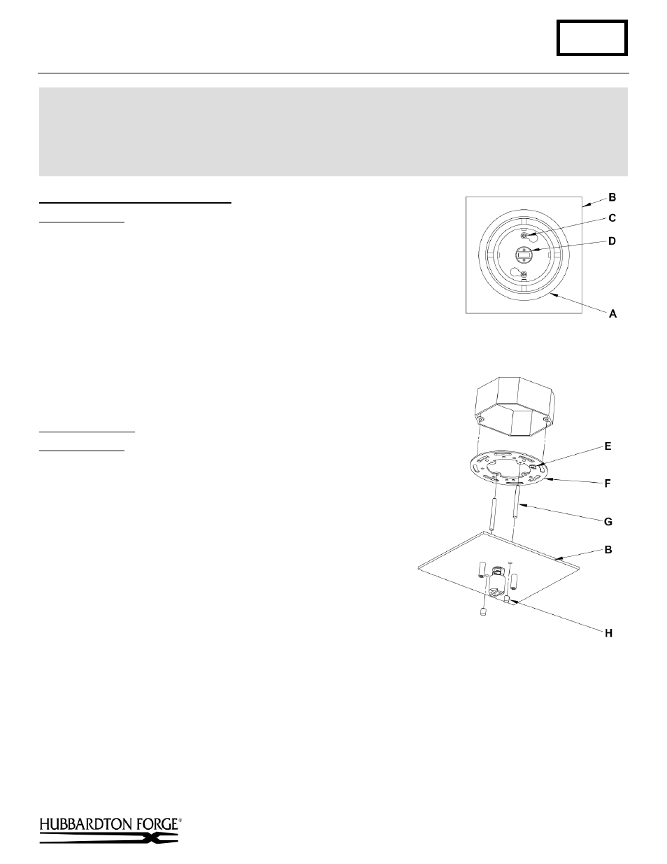 Hubbardton Forge 364901 User Manual | 2 pages