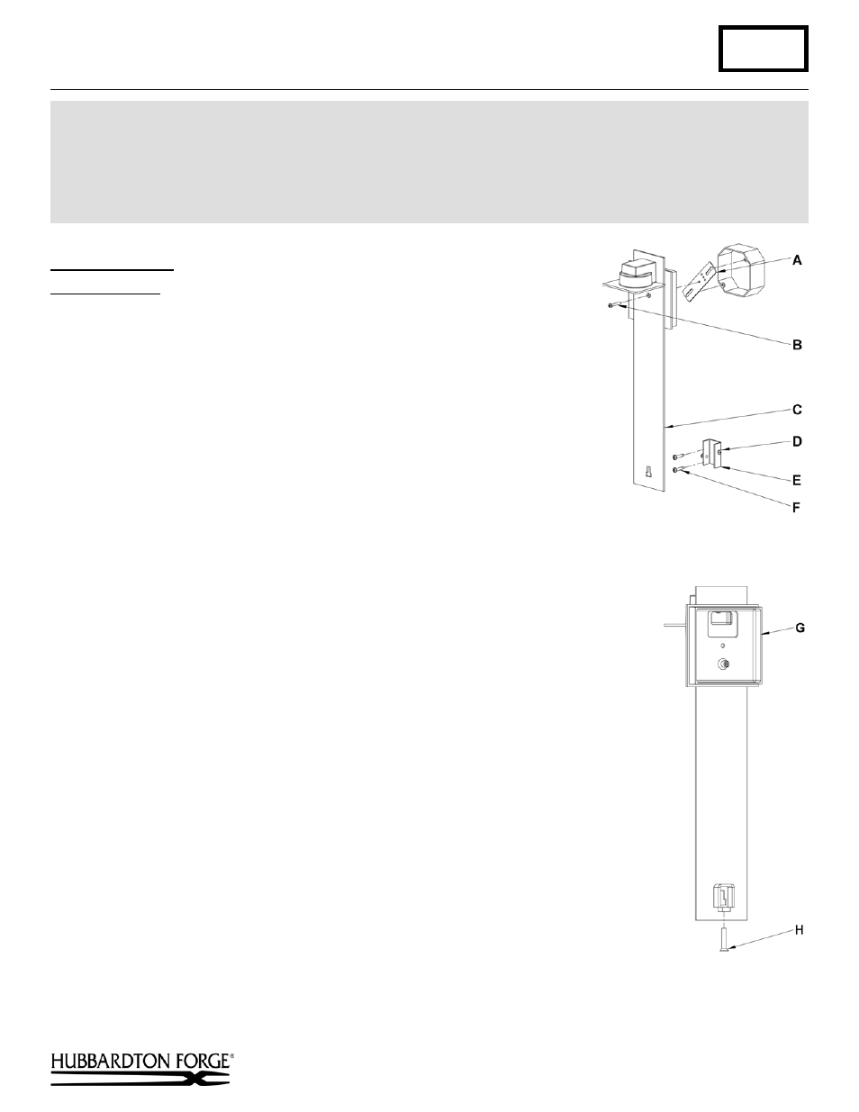 Hubbardton Forge 206450 User Manual | 3 pages
