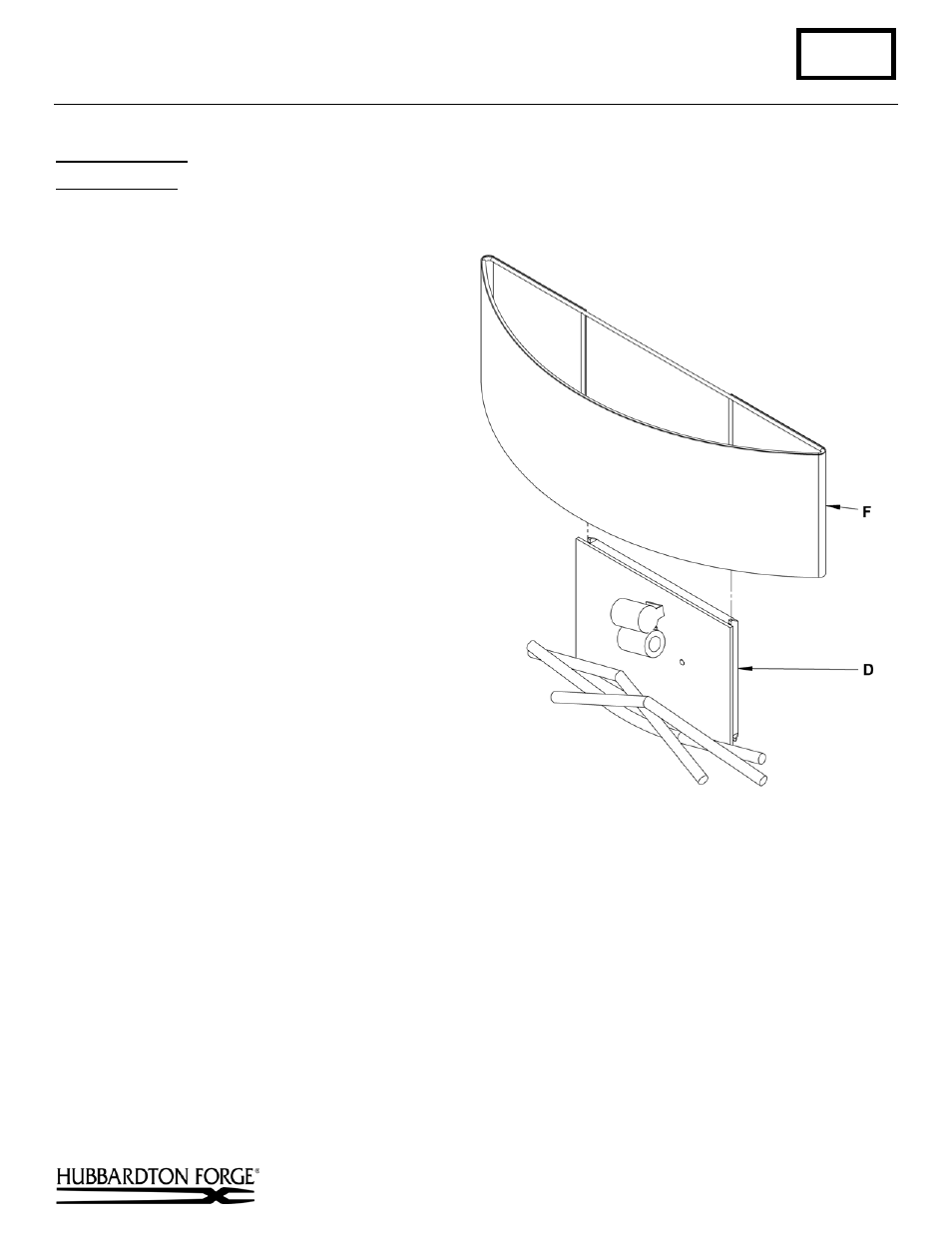 Component parts, B214, Installation instructions | Hubbardton Forge 207663 User Manual | Page 2 / 2