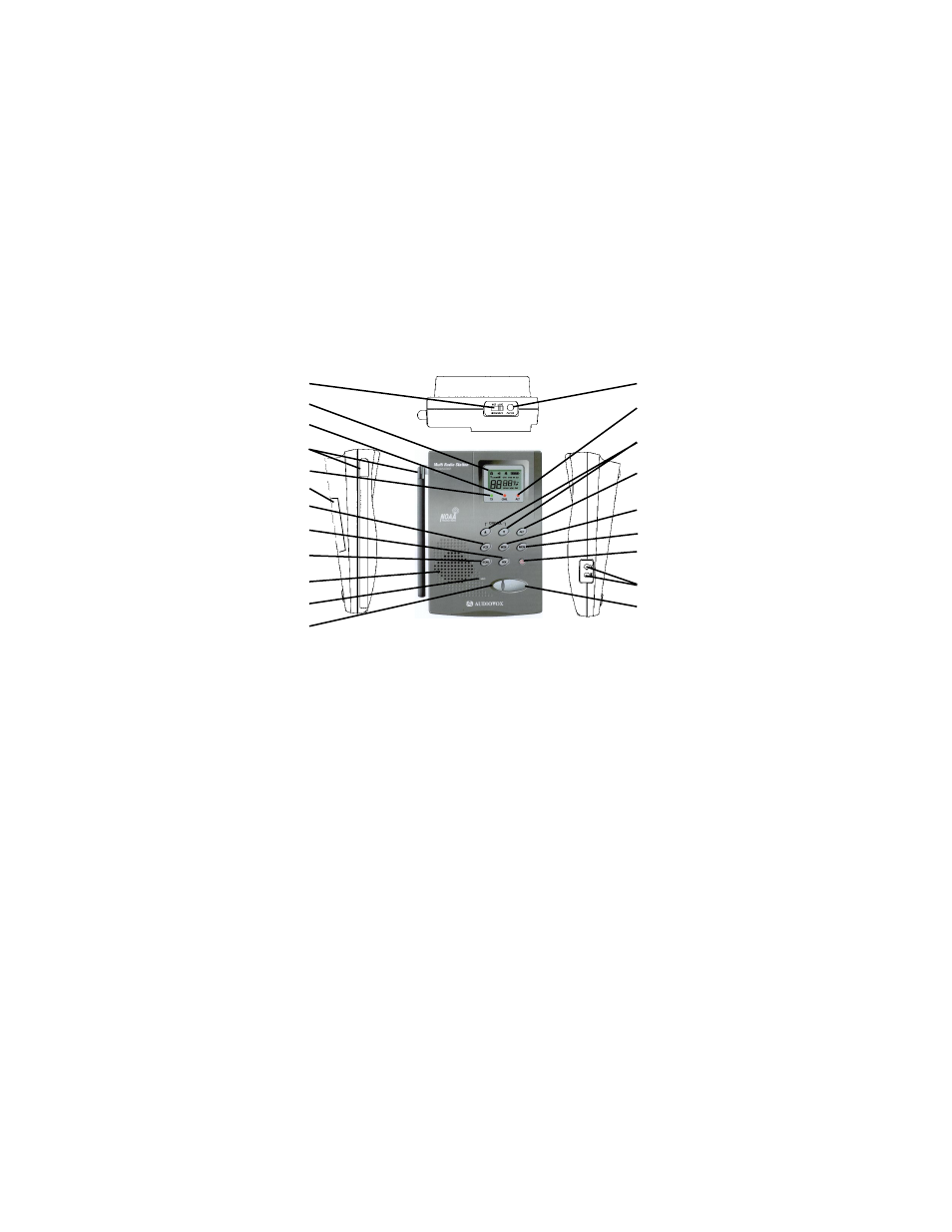 Model frs-1000 | Audiovox FRS-1000F User Manual | Page 3 / 24