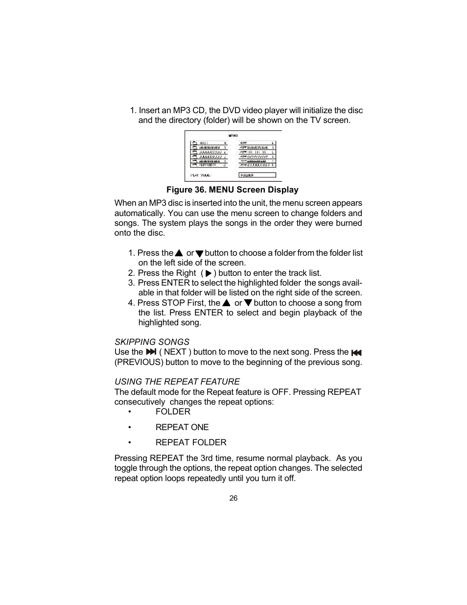 Audiovox VBP50 User Manual | Page 26 / 35