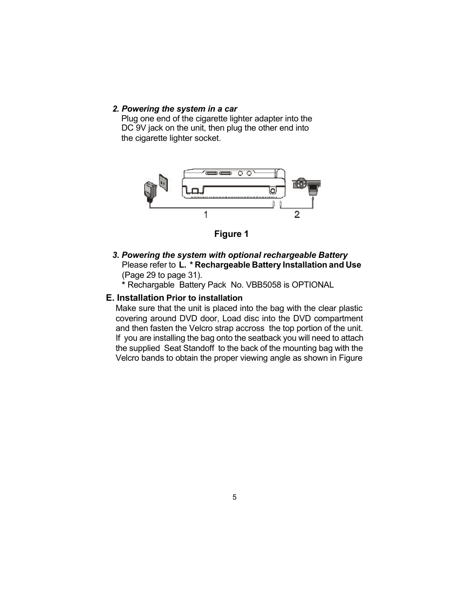 Audiovox VBP50 User Manual | Page 5 / 35