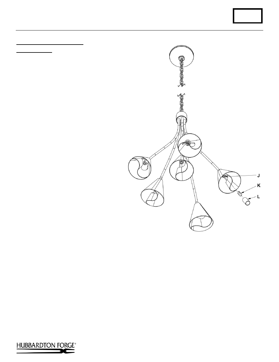 A305, Installation instructions | Hubbardton Forge 103305 User Manual | Page 2 / 2