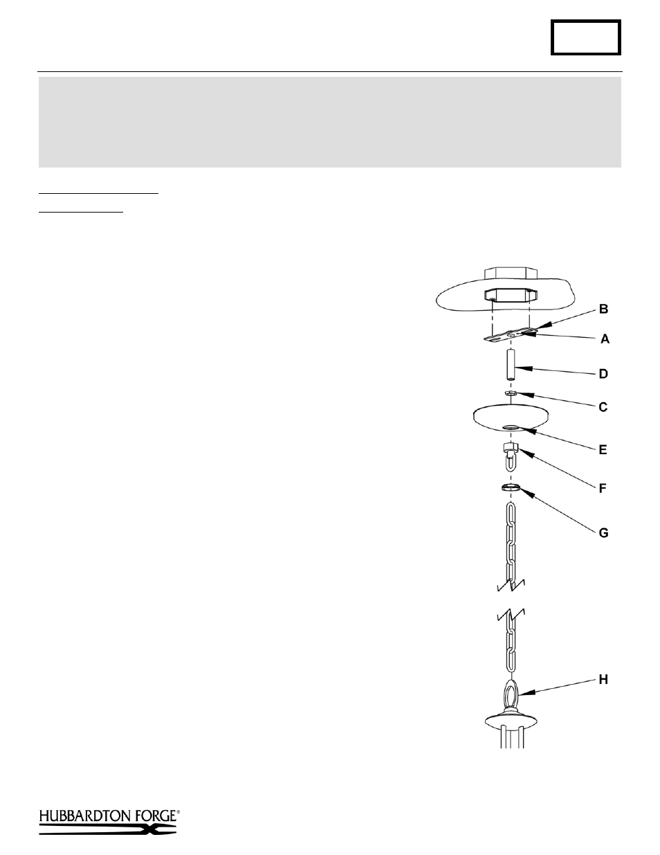 Hubbardton Forge 104117 User Manual | 2 pages