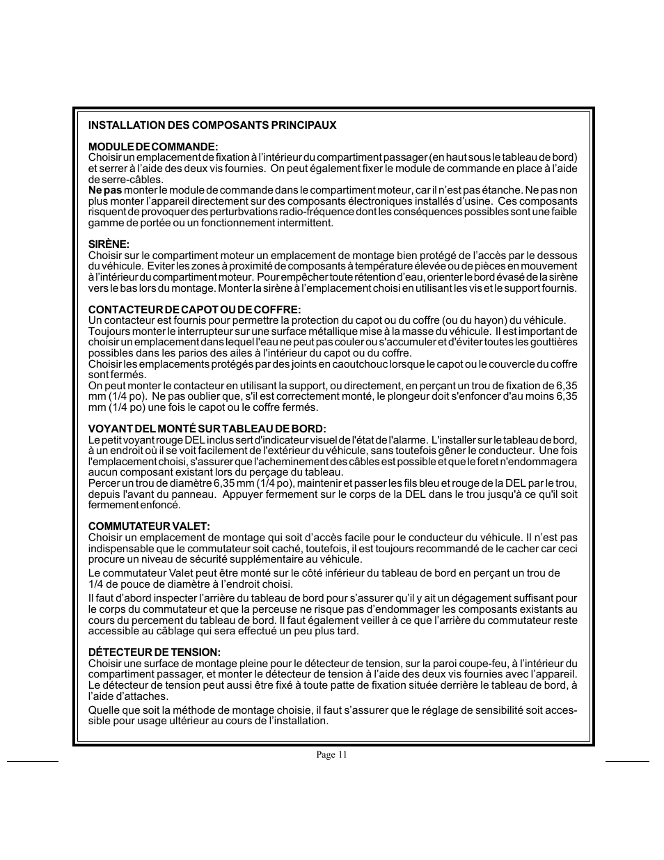 Audiovox APS 600 User Manual | Page 11 / 27