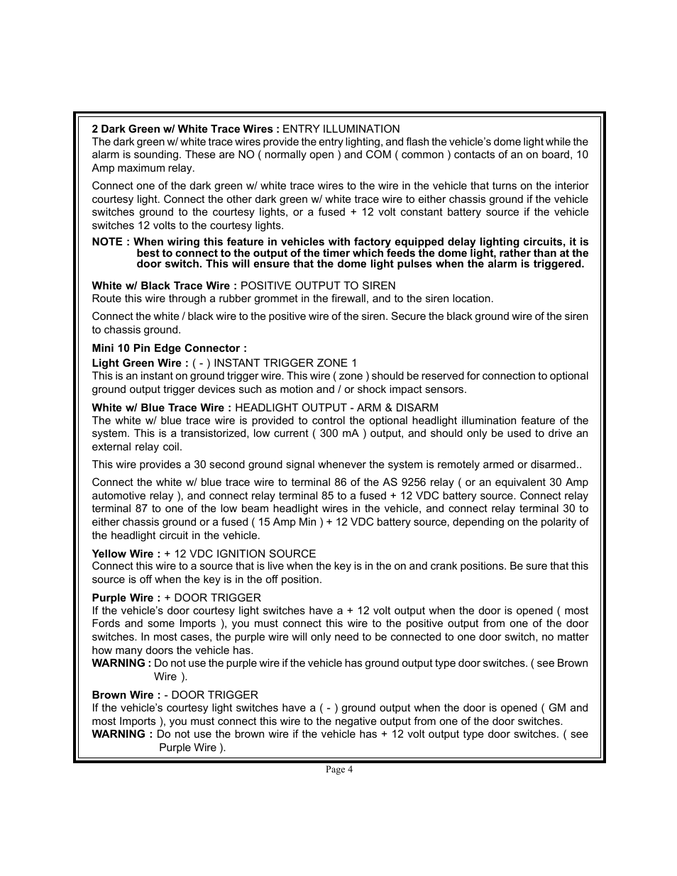 Audiovox APS 600 User Manual | Page 4 / 27