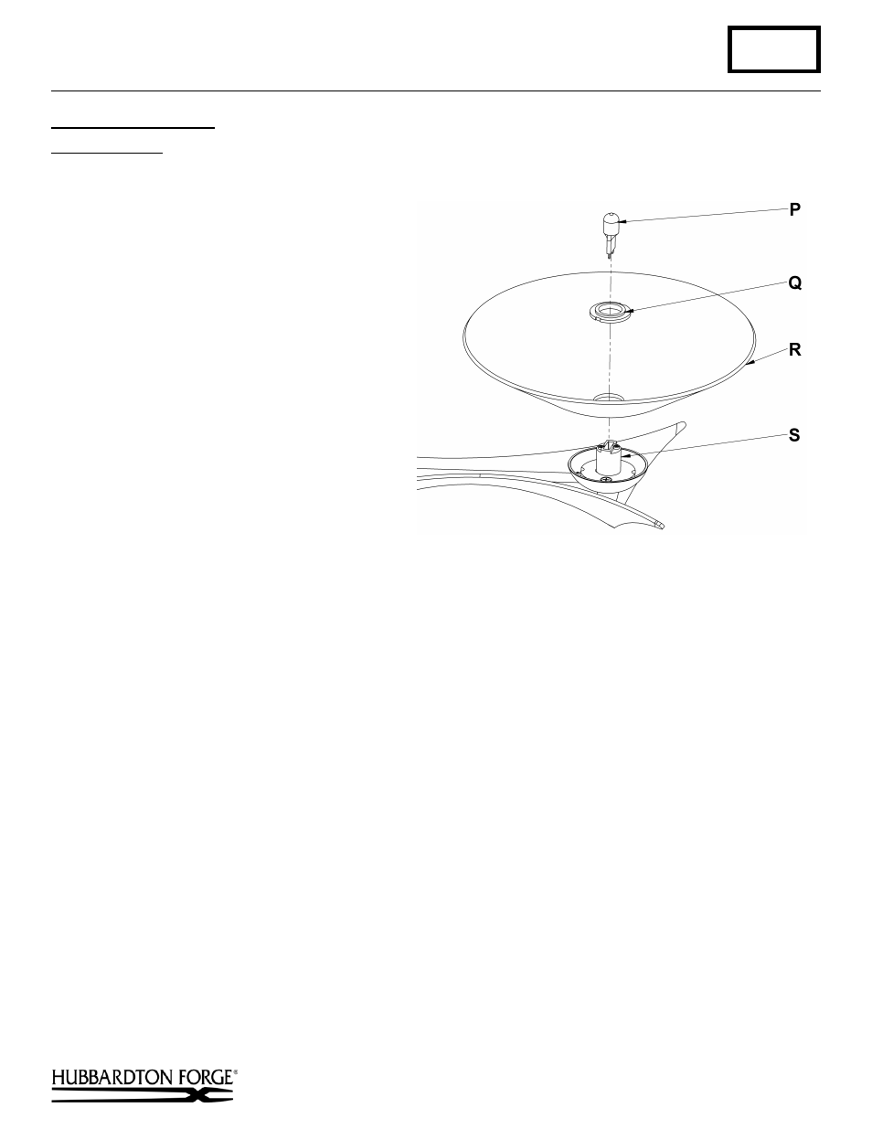 Component parts, A339, Assembly & installation instructions | Hubbardton Forge 136555 User Manual | Page 4 / 4
