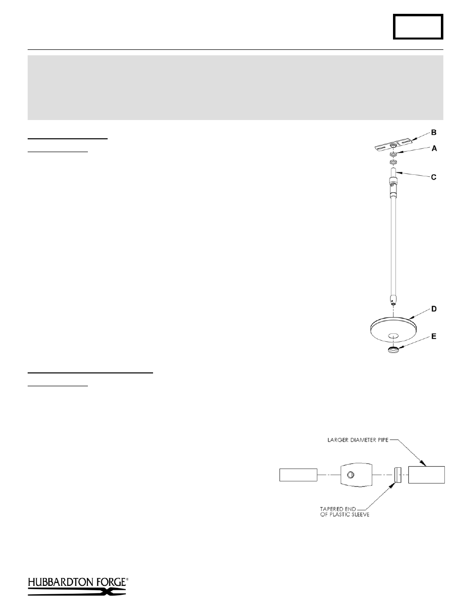 Hubbardton Forge 137475 User Manual | 3 pages