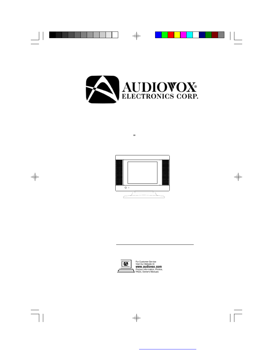 Audiovox FPE1080 User Manual | 30 pages