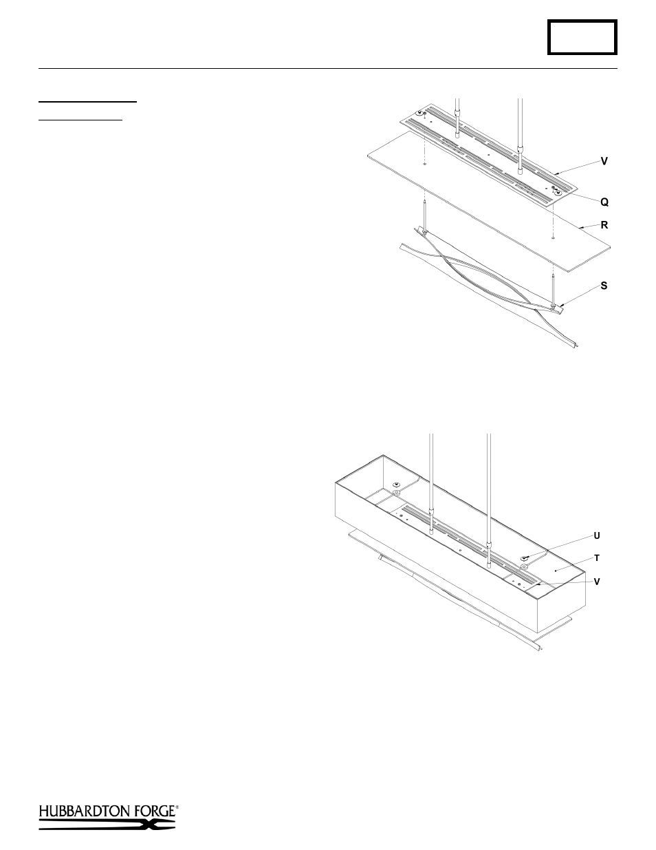 Fixture assembly (figures 6 & 7), Component parts, A326 | Assembly & installation instructions | Hubbardton Forge 137655 User Manual | Page 4 / 4