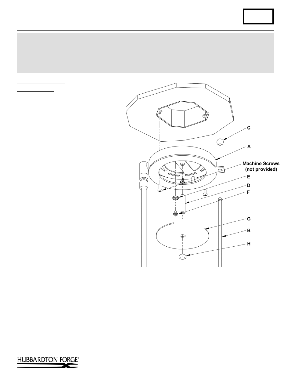 Hubbardton Forge 138801 User Manual | 4 pages