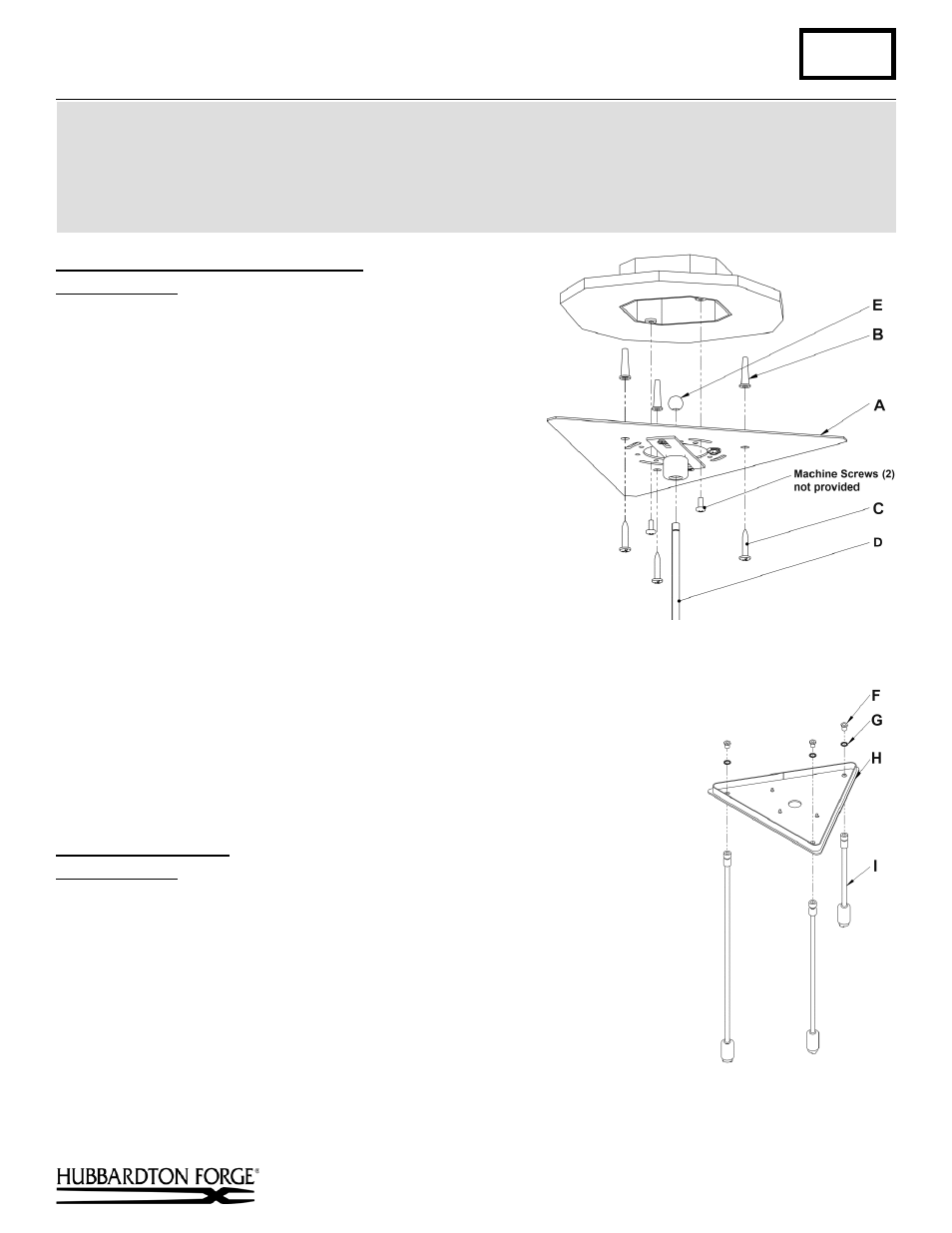 Hubbardton Forge 138810 User Manual | 4 pages