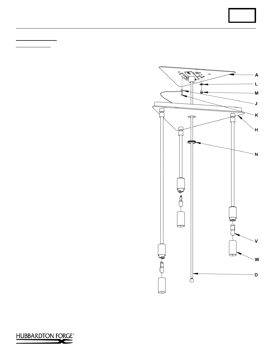A334, Assembly & installation instructions | Hubbardton Forge 138810 User Manual | Page 2 / 4