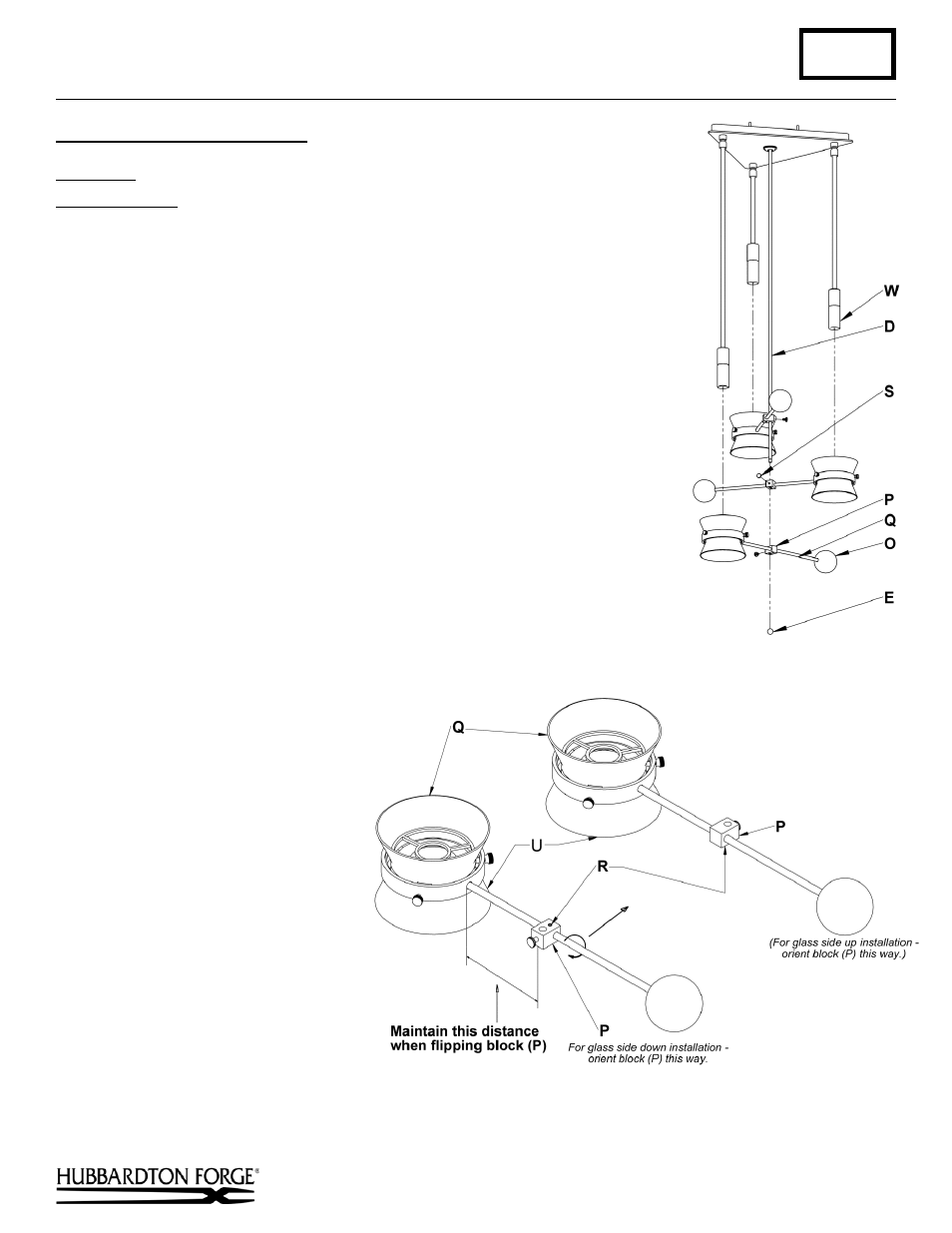 Component parts, A334, Assembly & installation instructions | Hubbardton Forge 138810 User Manual | Page 4 / 4