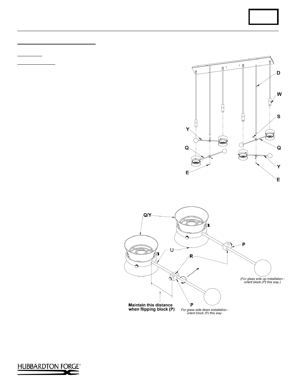 Component parts, A335, Assembly & installation instructions | Hubbardton Forge 138815 User Manual | Page 5 / 5