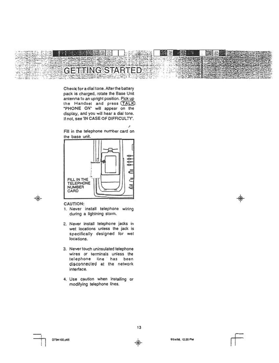 Otitios pii | Audiovox DT 941 CI User Manual | Page 15 / 48