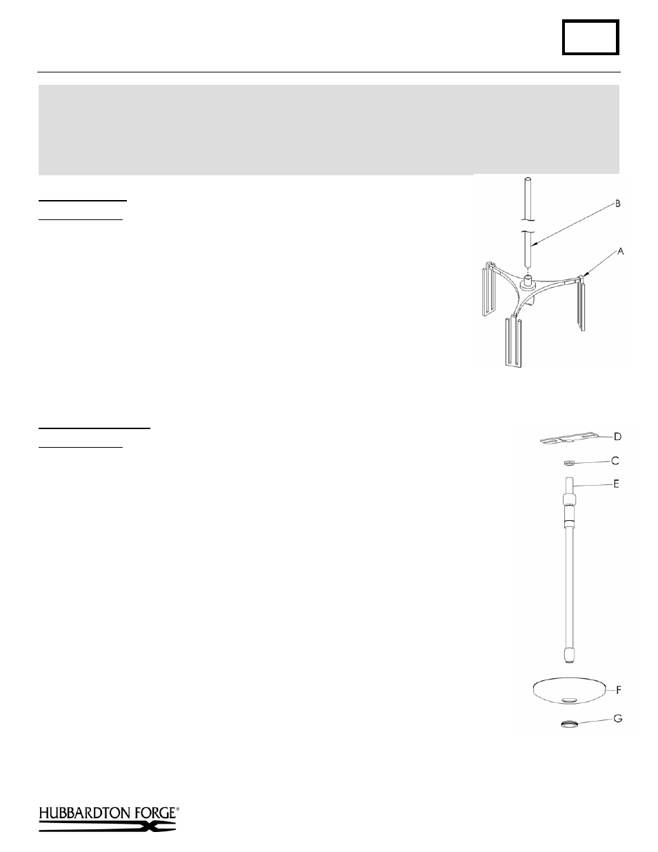 Hubbardton Forge 18810 User Manual | 3 pages