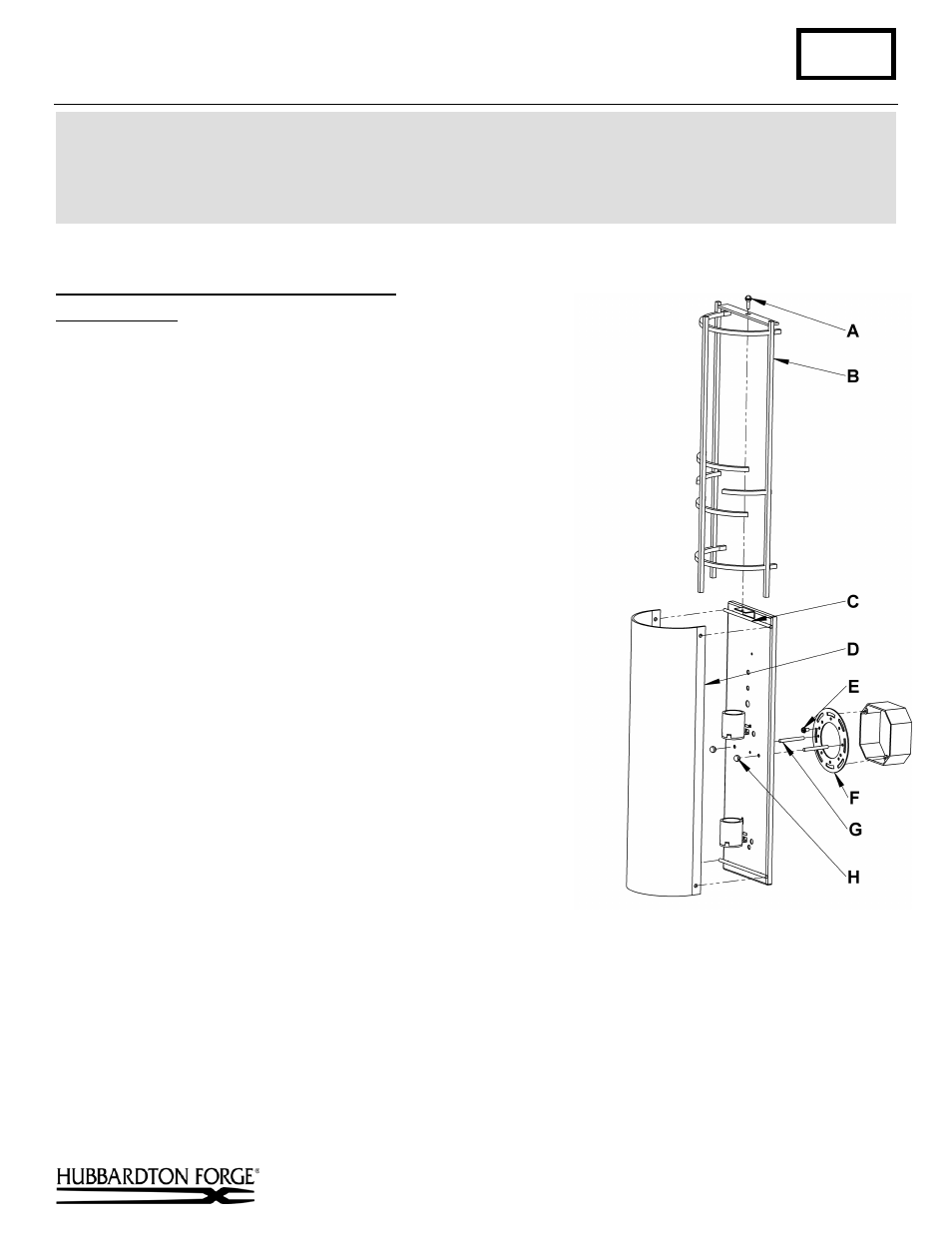 Hubbardton Forge 205912 User Manual | 1 page