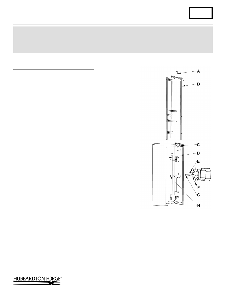 Hubbardton Forge 205912F User Manual | 1 page