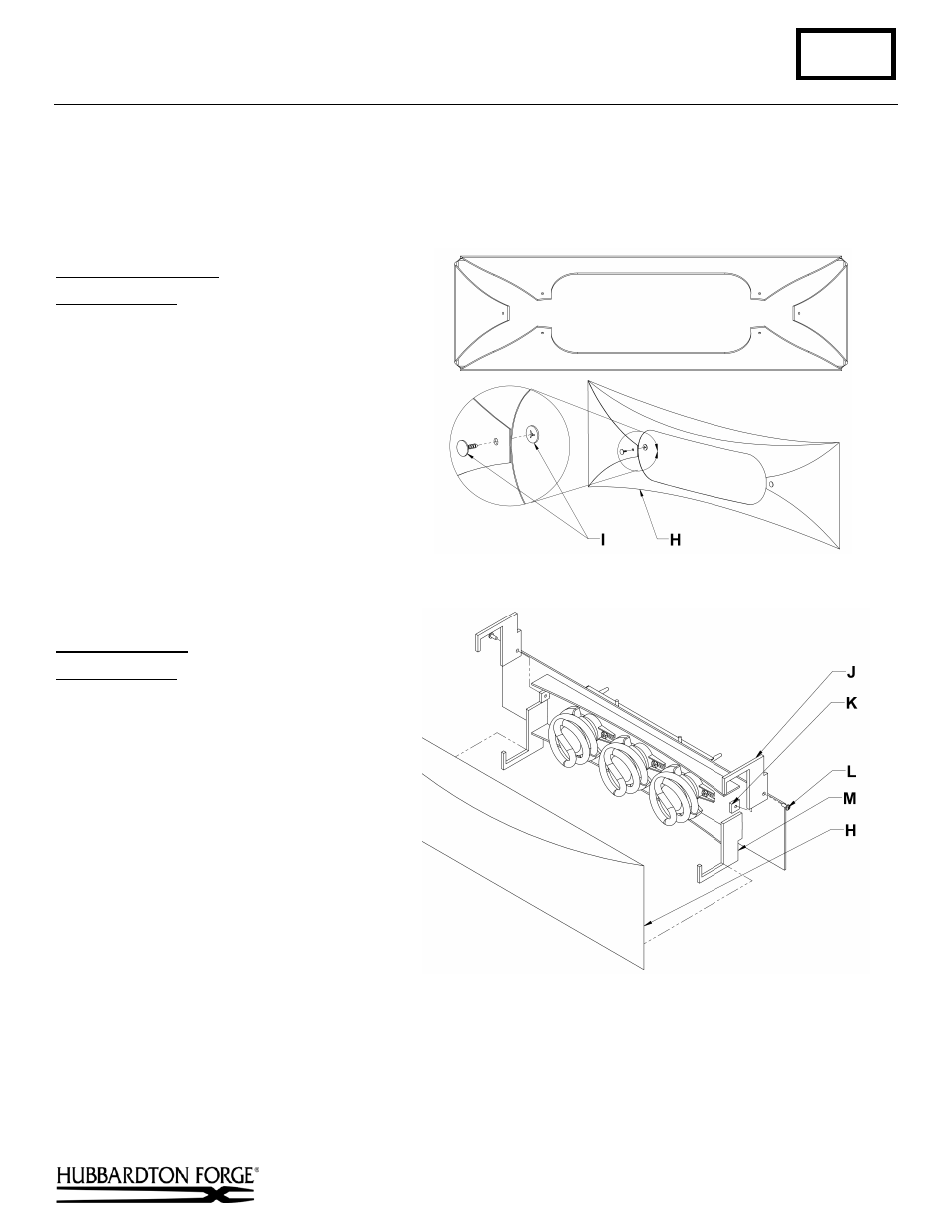 Component parts, B270, Installation instructions | Hubbardton Forge 205950 User Manual | Page 2 / 2