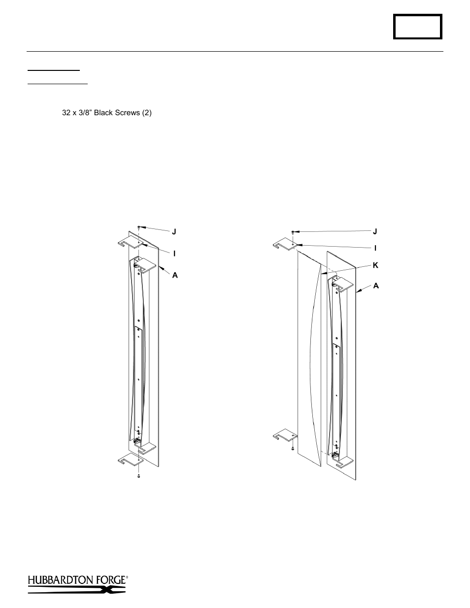 B284, Assembly & installation instructions | Hubbardton Forge 205955 User Manual | Page 3 / 3