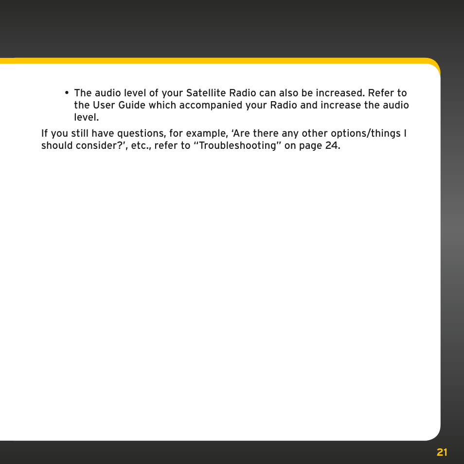 SIRIUS XMp3i User Manual | Page 21 / 34