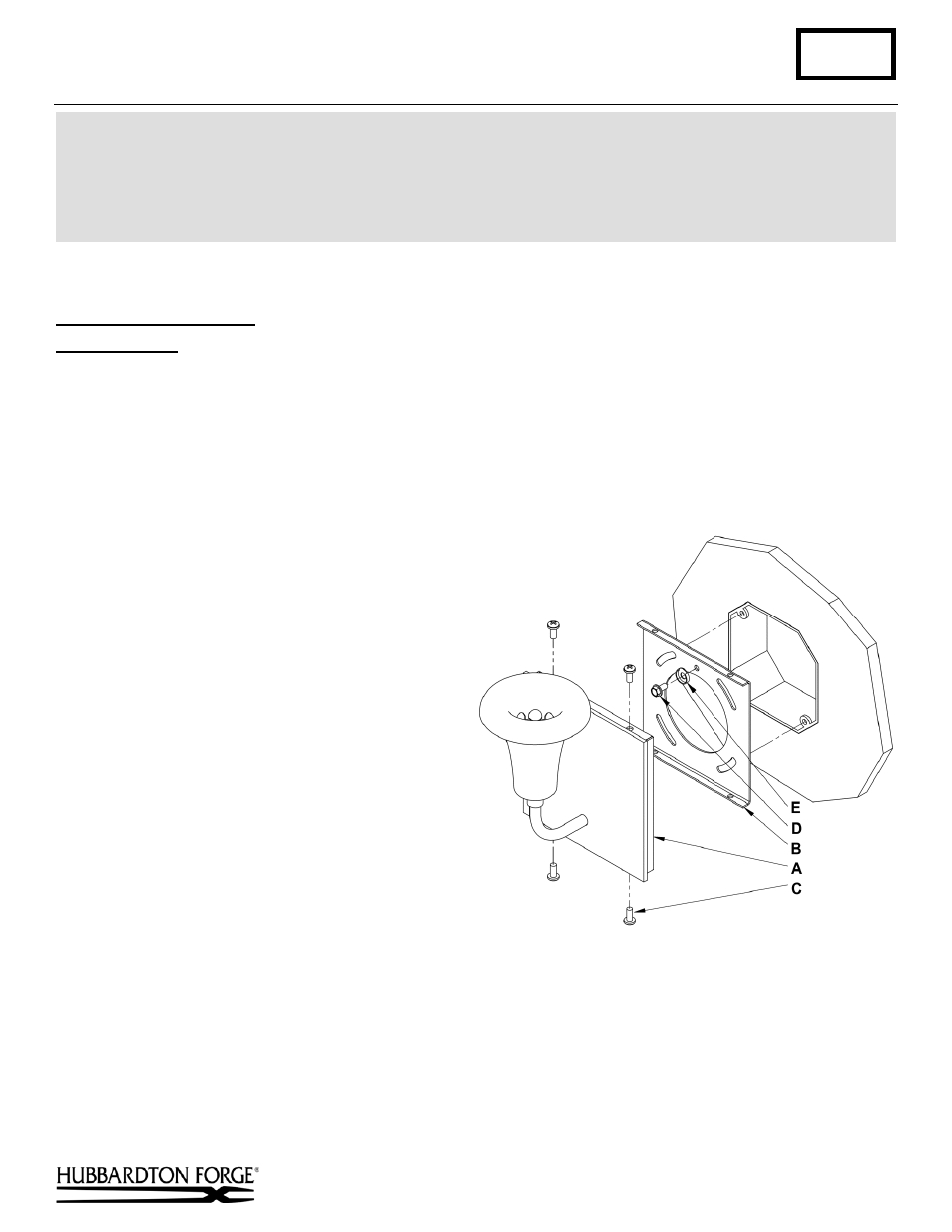 Hubbardton Forge 204350 User Manual | 2 pages