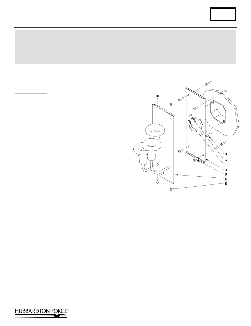 Hubbardton Forge 204353 User Manual | 2 pages