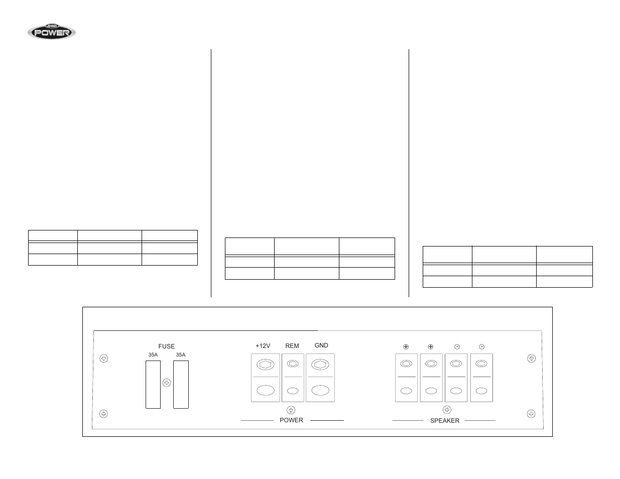 Wiring, Cableado, Câblage | Audiovox Jensen JPA1150M User Manual | Page 6 / 19