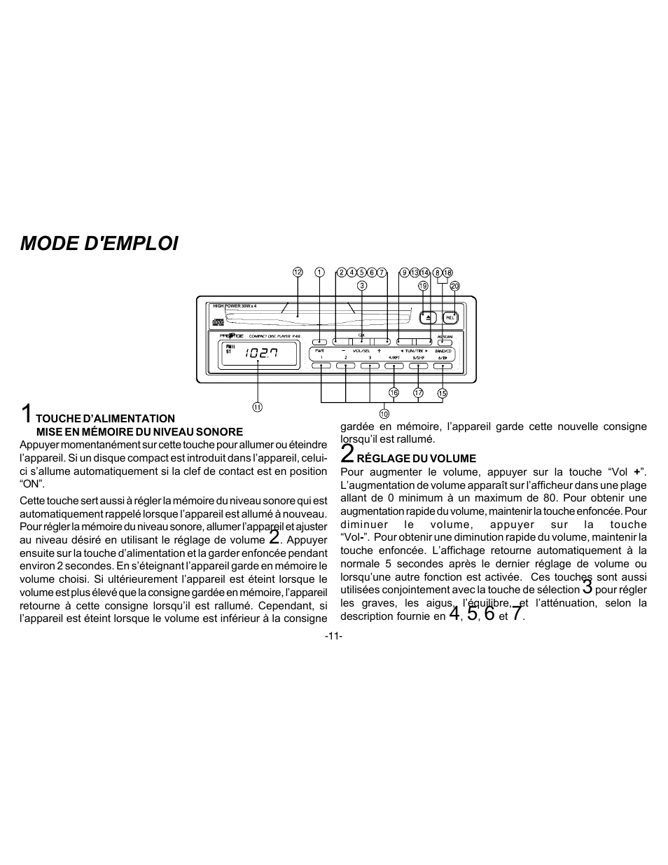 Mode d'emploi | Audiovox P-88 User Manual | Page 12 / 32