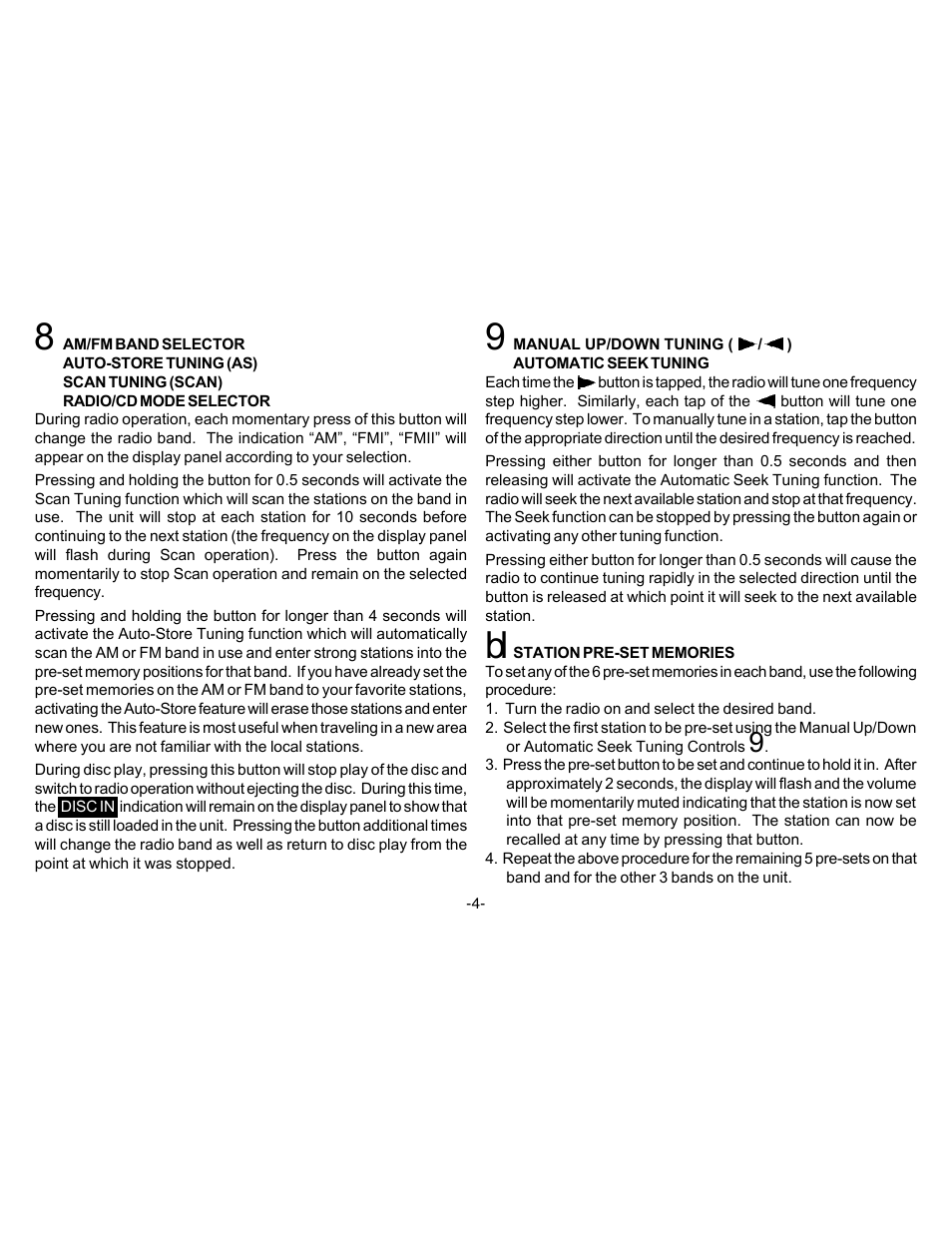 Audiovox P-88 User Manual | Page 5 / 32