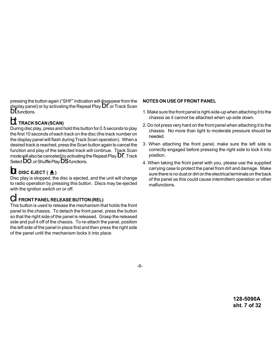 Audiovox P-88 User Manual | Page 7 / 32