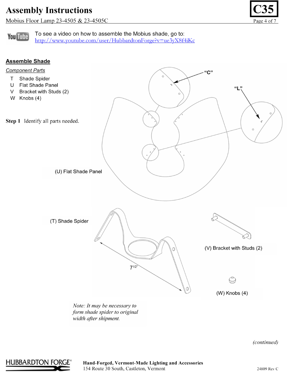 C35_24809-4 | Hubbardton Forge 234505 User Manual | Page 4 / 7