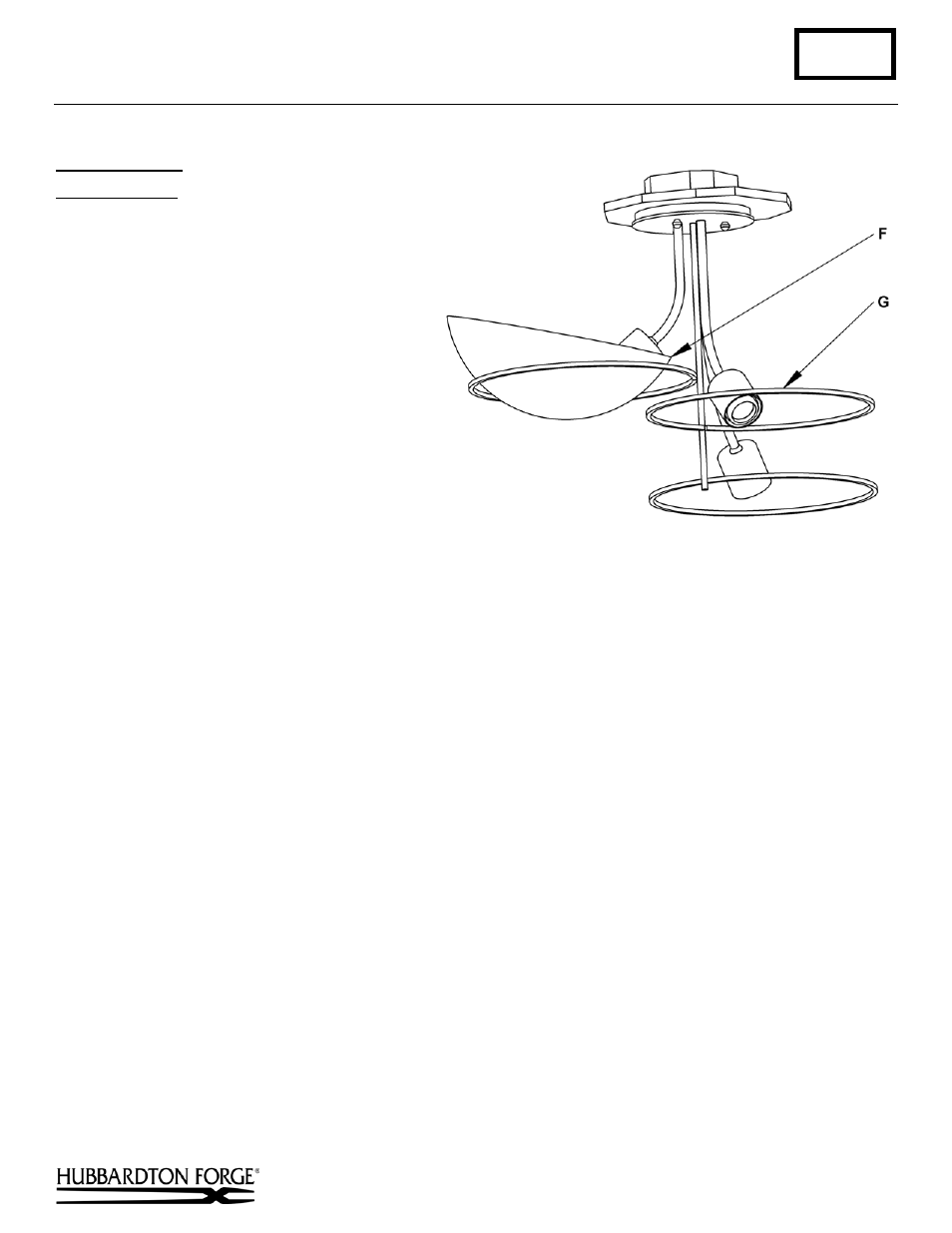 Component parts, A332, Assembly & installation instructions | Hubbardton Forge 124255 User Manual | Page 2 / 2
