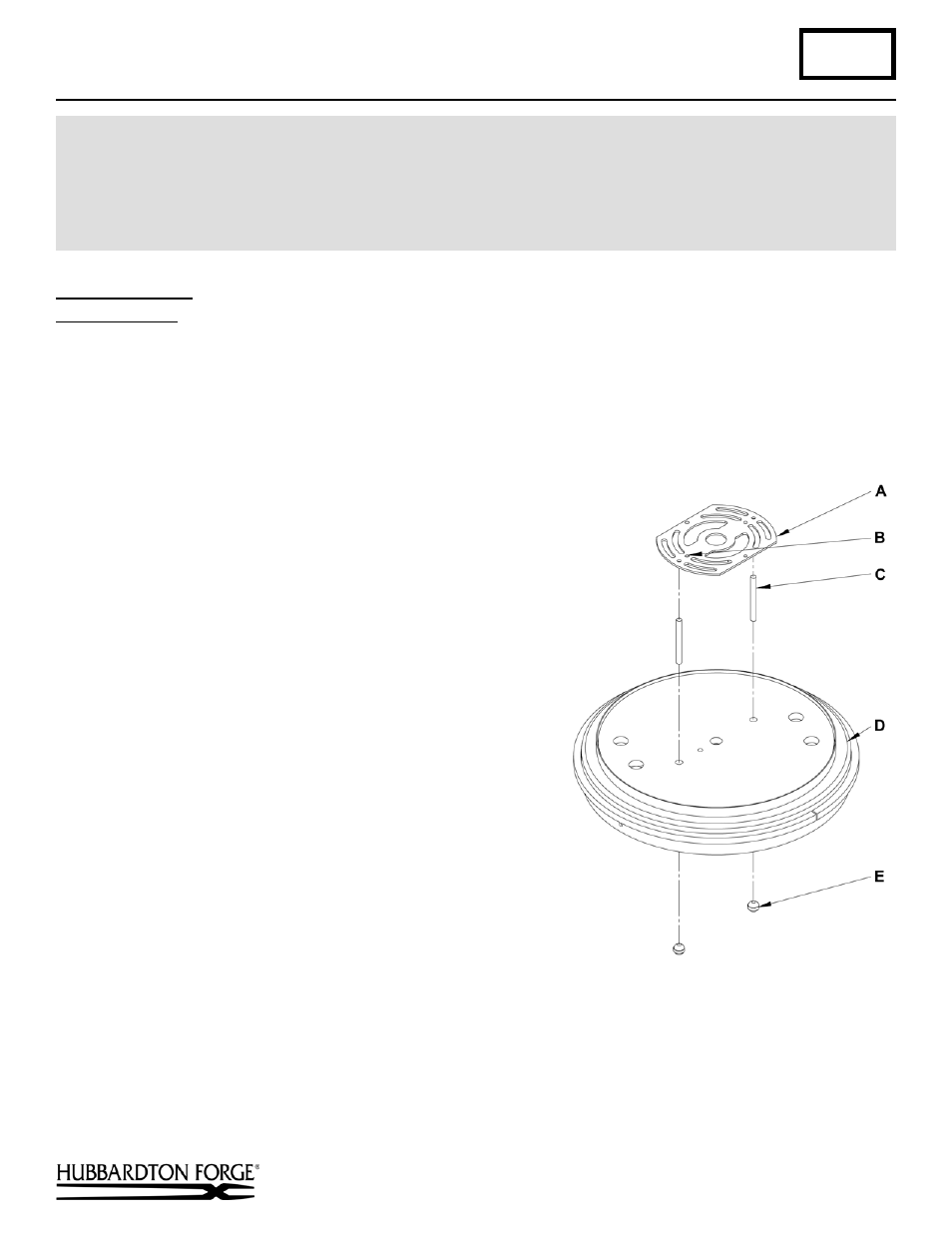 Hubbardton Forge 124550 User Manual | 2 pages