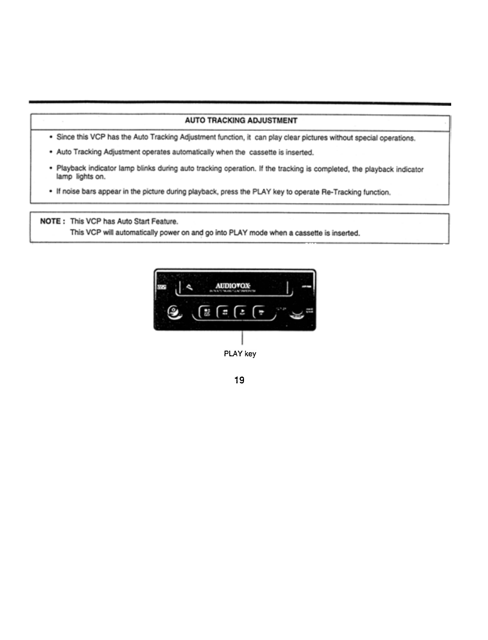 Audiovox AVP7000 User Manual | Page 22 / 29
