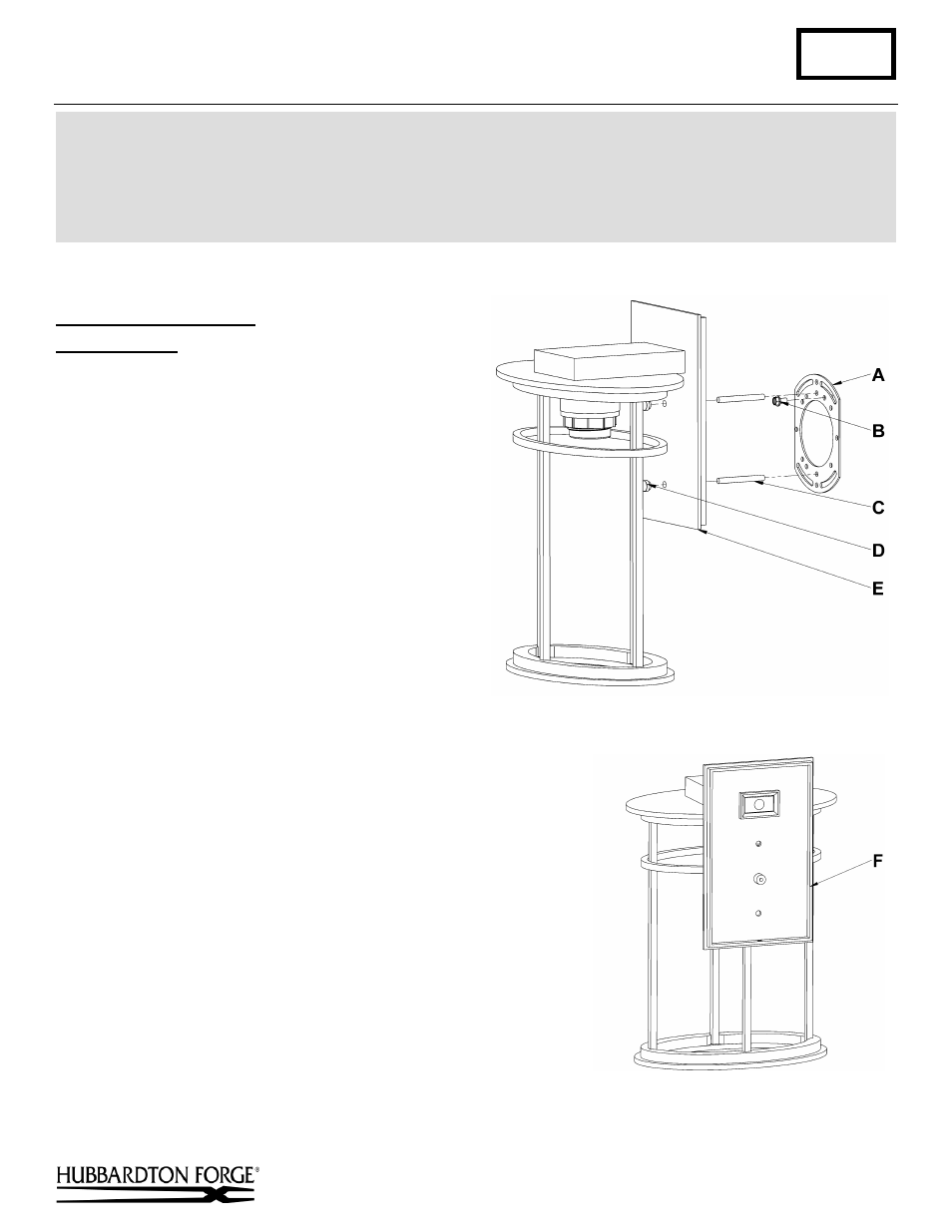 Hubbardton Forge 305655 User Manual | 2 pages