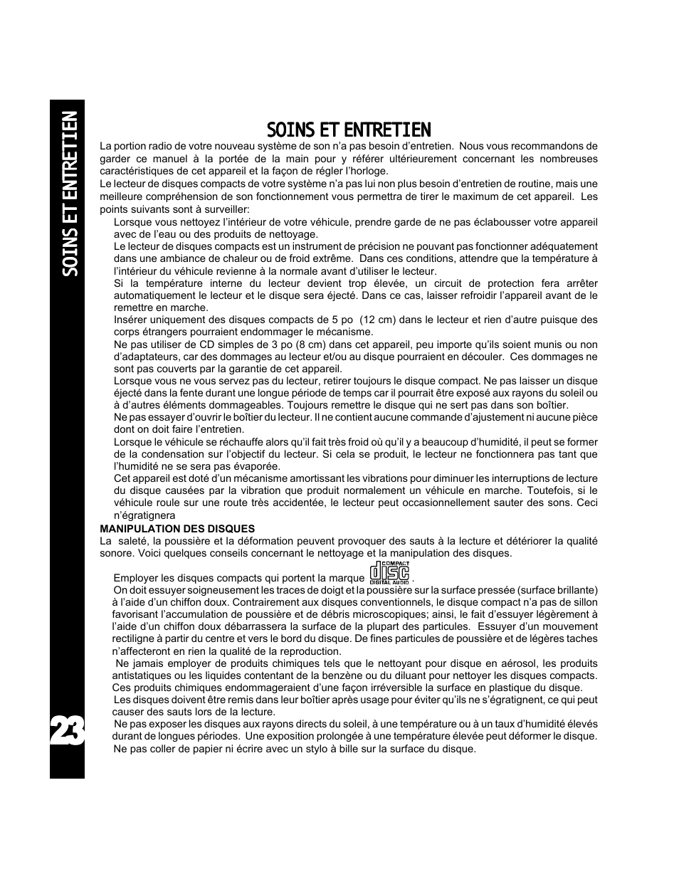 Audiovox ACD-25 User Manual | Page 24 / 40
