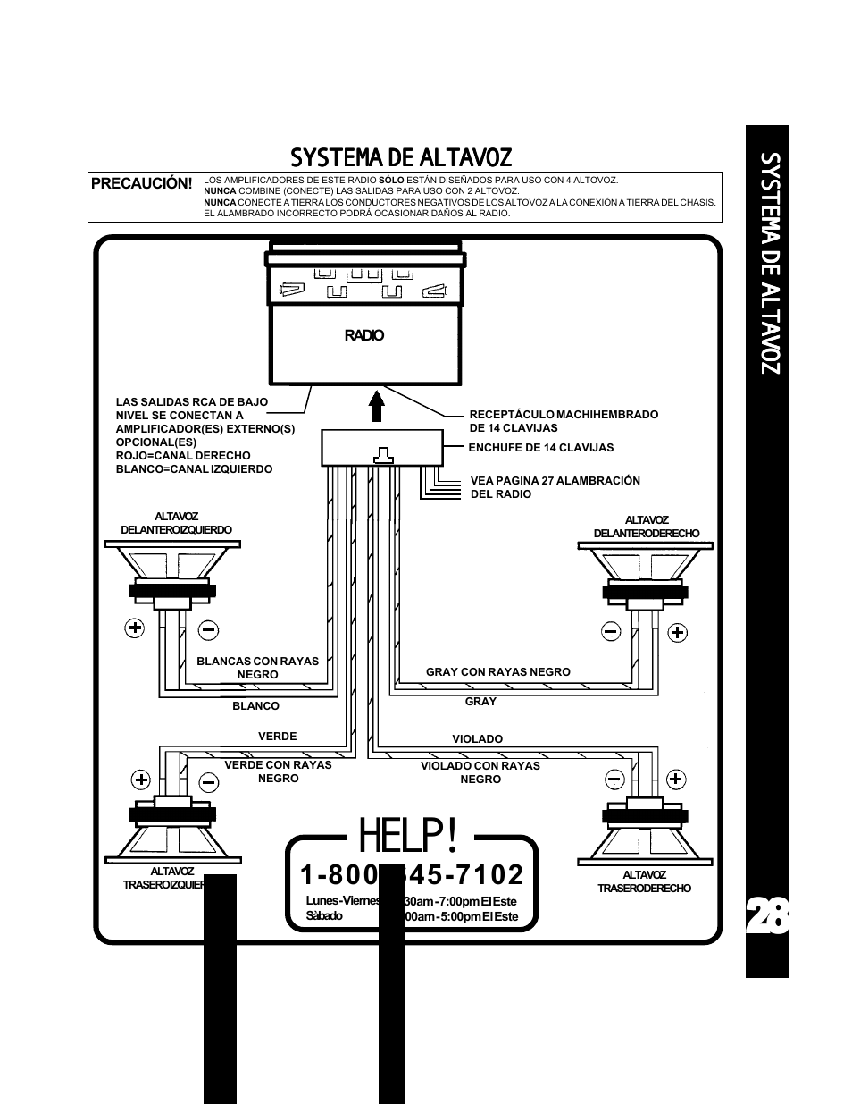Help | Audiovox ACD-25 User Manual | Page 29 / 40
