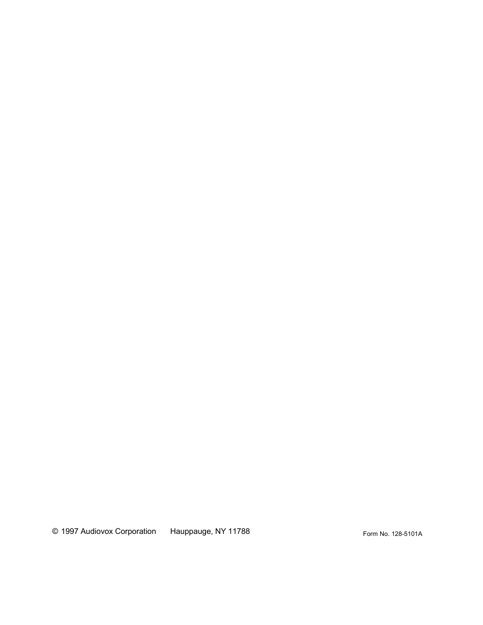 Audiovox ACD-25 User Manual | Page 40 / 40